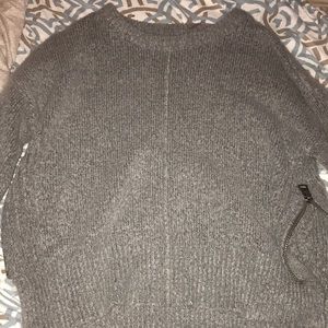 Grey Zipper Sweater